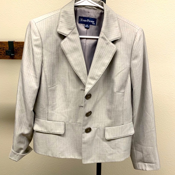 evan picone suit jacket blazer ladies size 10 P - Picture 1 of 7